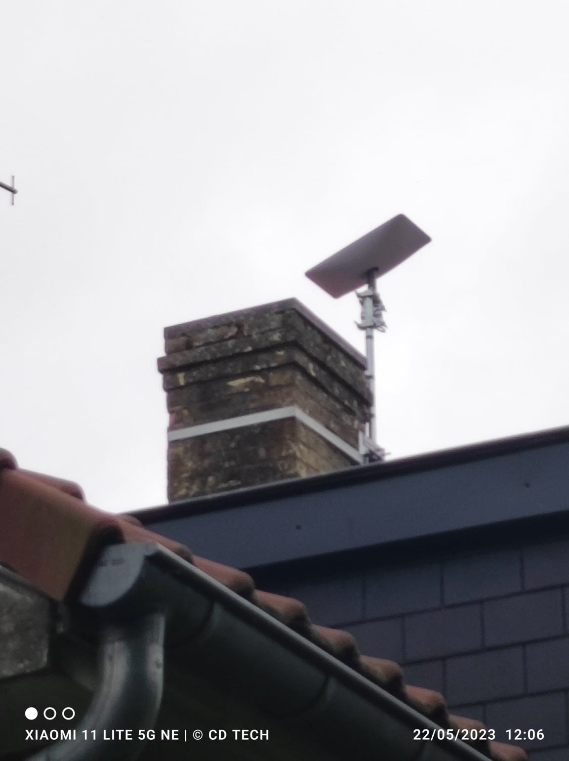 Pose parabole STARLINK