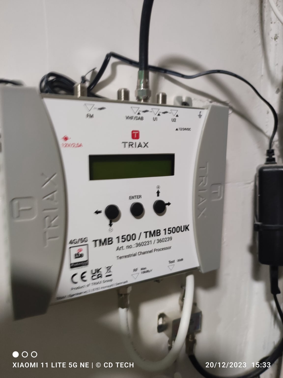 Configuration amplificateur collectif